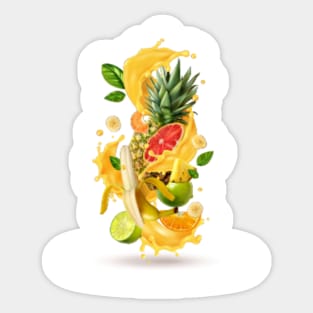 Realistic fruiti juice Sticker